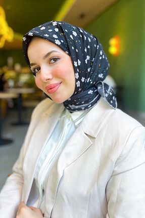 روسری رنگی کرپ Armine - کد 939541737