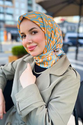 روسری رنگی کرپ Armine - کد 939541751