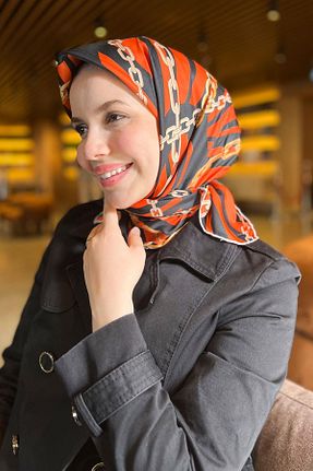 روسری رنگی کرپ Armine - کد 939542008