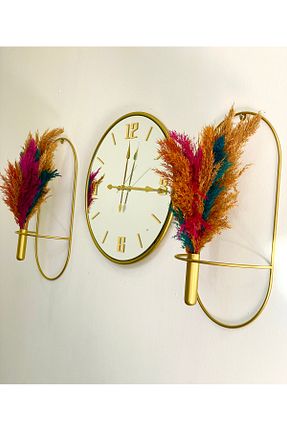 ساعت دیواری طلائی Mgs - کد 749184364