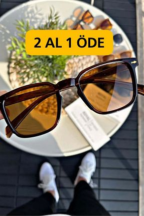 عینک آفتابی قهوه ای زنانه UV400 WATCHOFROYAL - کد 739465043