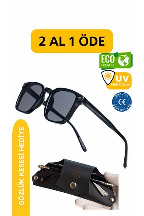 عینک آفتابی مشکی زنانه UV400 WATCHOFROYAL - کد 739465022