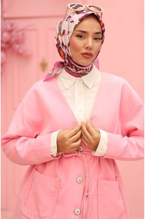 روسری صورتی İpek Tivil Silk Home - کد 939563340