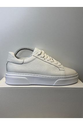 کفش اسنیکر سفید مردانه بند دار Butik - کد 939587257