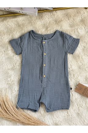سرهمی آبی بچه گانه آستین کوتاه Merykids - کد 939776879