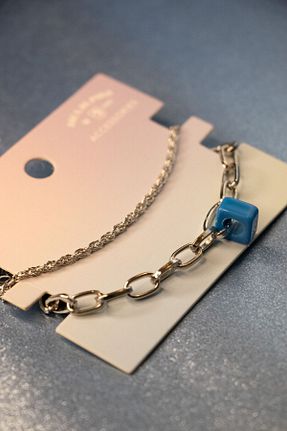 دستبند جواهر زنانه سنگ طبیعی Aqua Di Polo 1987 - کد 897883965