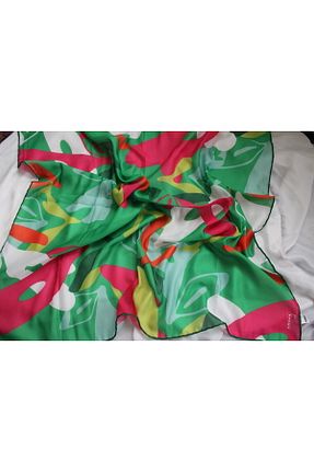 روسری رنگی پنبه پلی استر AKBAL - کد 939596770