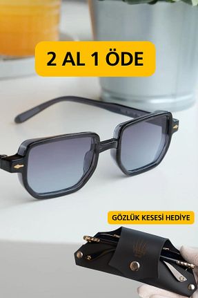 عینک آفتابی طوسی زنانه 40 ve altı WATCHOFROYAL - کد 924244865