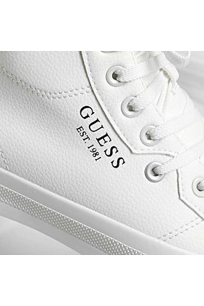 کفش اسنیکر سفید مردانه بند دار Guess - کد 902910268