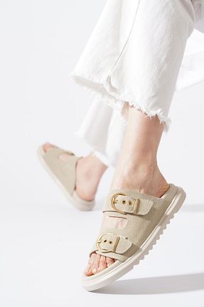 دمپائی خانگی رنگی زنانه چرم مصنوعی Moda Pie - کد 939630616