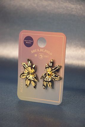 گوشواره جواهر طلائی Aqua Di Polo 1987 - کد 897196370