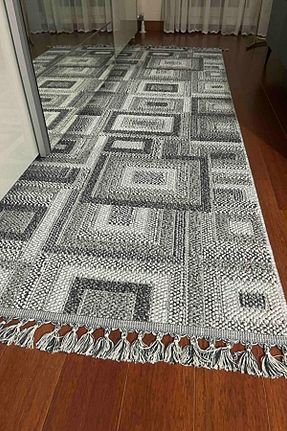 فرش طوسی زیره ضد لغزش Has Halı - کد 939641085