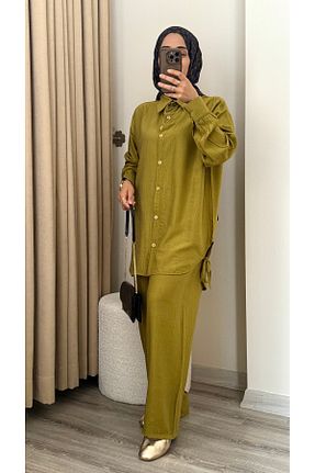 ست بالاتنه و پائین تنه حجاب رنگی زنانه رگولار MERİÇ BOUTİQUE - کد 939650551