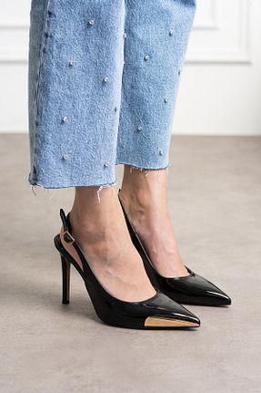 کفش مجلسی مشکی زنانه پاشنه ضخیم kalyoncu moda - کد 939724477