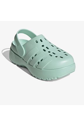 صندل آبی زنانه پاشنه تخت adidas - کد 939701540