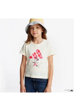 تیشرت اسپرت سفید بچه گانه رگولار adidas - کد 894823286