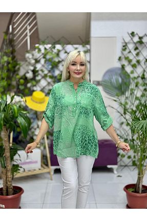 بلوز سفید زنانه طرح دار Punta Otantik - کد 939721590