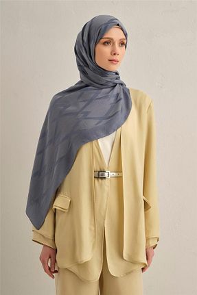 شال آبی زنانه پنبه ای Armine - کد 932730102