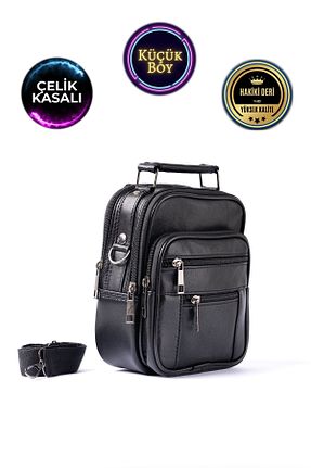 کیف دستی مشکی مردانه ابعاد کوچک CüzCan - کد 784567457