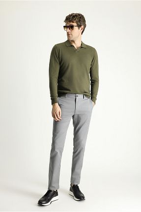 شلوار طوسی مردانه لیکرا Kiğılı - کد 790707869