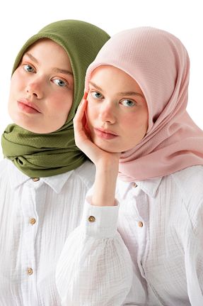 روسری رنگی پنبه ای Wega Moda - کد 938859028