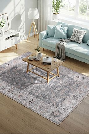 فرش طوسی قابل شستشو ARTLOOP - کد 939760844