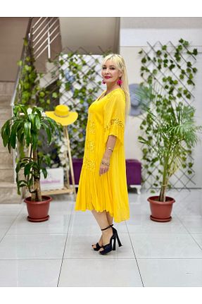 لباس سفید زنانه رگولار Punta Otantik - کد 939759259