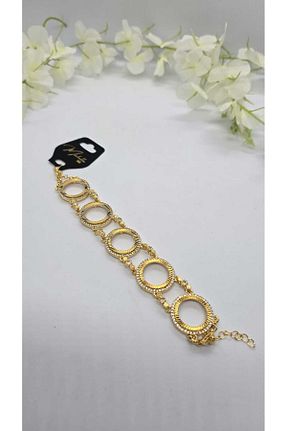دستبند استیل (فولاد) زرد روکش طلا michelle takı zerafetin yeni adresi - کد 939784740