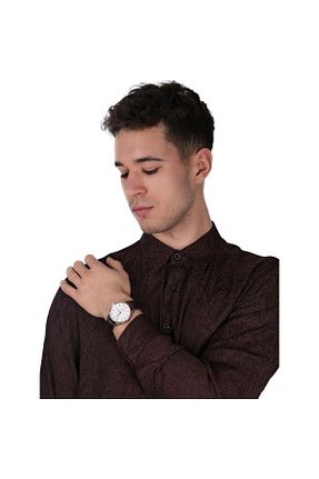 ساعت مچی قهوه ای مردانه 42 میلی متر Atlantic - کد 939775714
