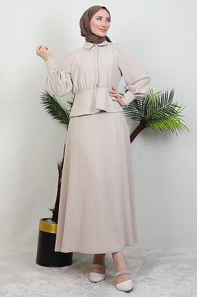 ست بالاتنه و پائین تنه حجاب رنگی زنانه رگولار giz astore - کد 939770304