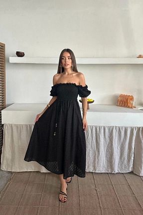 لباس رنگی زنانه کوتاه Genel Markalar - کد 931134035