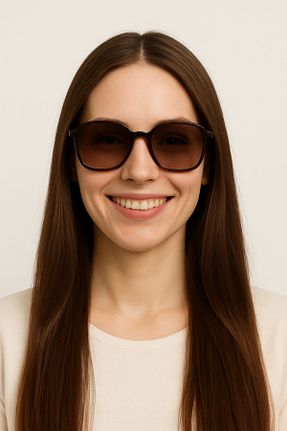عینک آفتابی قهوه ای زنانه 57 VOGUESSE - کد 939804125