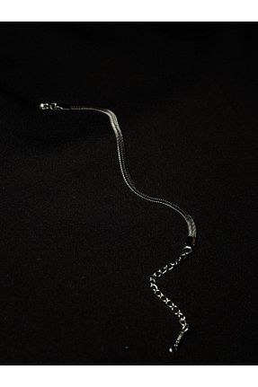دستبند استیل (فولاد) طوسی استیل ضد زنگ SEYA - کد 939789556