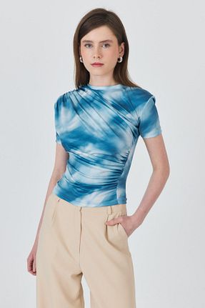 بلوز رنگی زنانه طرح دار Rays - کد 939788527