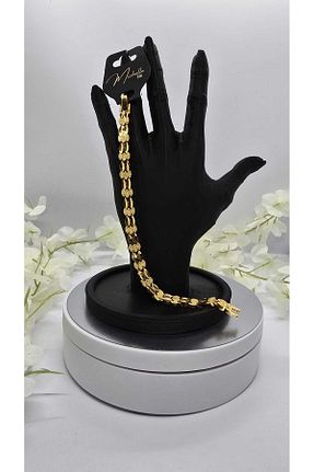 دستبند استیل (فولاد) زرد روکش طلا michelle takı zerafetin yeni adresi - کد 939791057