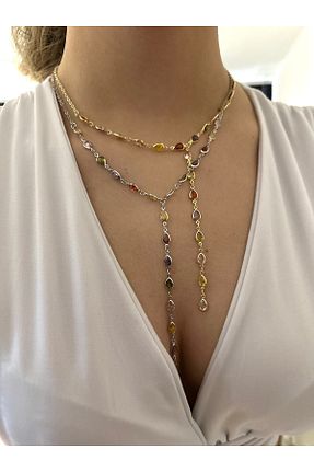 گردنبند استیل ( فولاد ) رنگی استیل (فولاد) MyladyAccessoriess - کد 939806966