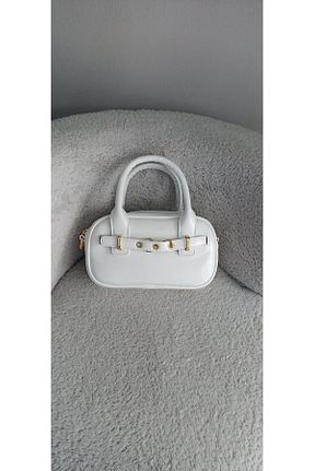 کیف دوشی سفید زنانه پارچه ای Bentwo - کد 939783701