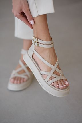 صندل نباتی زنانه پاشنه تخت selinshoes - کد 935280784