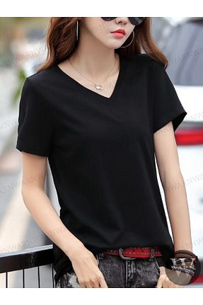 تیشرت مشکی زنانه رگولار warn - کد 935958856
