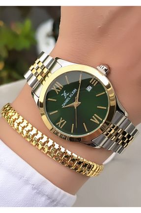 ساعت مچی زرد زنانه 31-35 میلی متر Daniel Klein - کد 905294102
