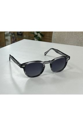 عینک آفتابی طوسی زنانه 46 GİO - کد 939824137