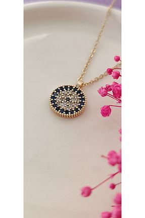 گردنبند جواهر طلائی زنانه استیل ضد زنگ NAS fashion - کد 870504877
