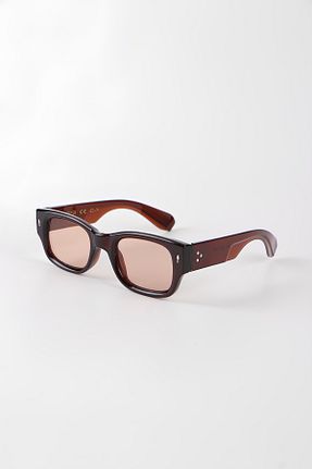 عینک آفتابی قهوه ای زنانه 48 Chunky Frame - کد 939840108