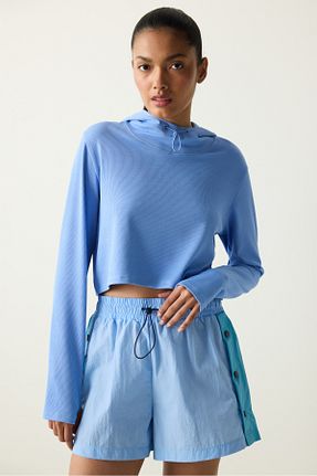 سوئیشرت آبی زنانه ساده Penti - کد 895461354