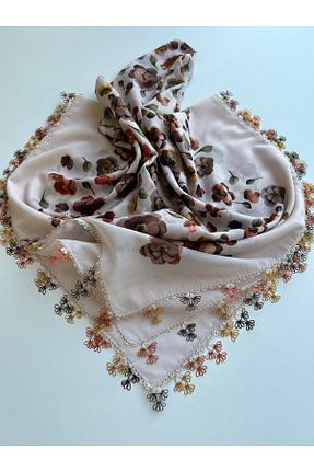 روسری رنگی پنبه ای REYYAN - کد 939844525