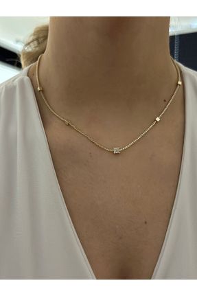 گردنبند استیل ( فولاد ) طلائی استیل (فولاد) MyladyAccessoriess - کد 939837060