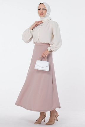 دامن حجاب بژ زنانه رگولار TOFİSA - کد 780547548
