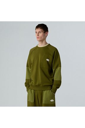 سوئیشرت سبز مردانه ساده The North Face - کد 939977596