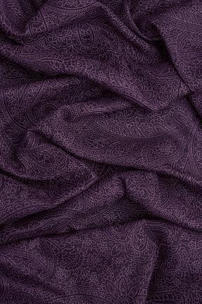 شال بنفش زنانه پنبه ای Sekine İpek - کد 939924377