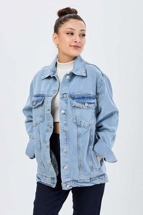 کت حجاب آبی زنانه رگولار TOFİSA - کد 795170540